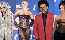 Thảm đỏ lạ nhất lịch sử VMAs: Miley Cyrus hở bạo, Lady Gaga chặt chém với khẩu trang quá độc