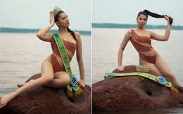 Tân Hoa hậu Trái đất Brazil tung bộ ảnh nóng 'bỏng mắt' với bikini