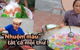 Cả nhà Bà Tân Vlog liên tục “nhuộm màu” đồ ăn, dân mạng bất bình vì mối nguy hại tiềm ẩn cho người xem