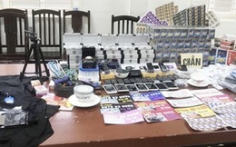 Khóa tay nhóm "phù thủy" tiếp sức các đường dây cờ bạc