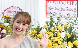 Soi bằng chứng Quế Vân đặt lẵng hoa có tên Sơn Tùng, khớp với chi tiết 'cho oai' và thời điểm trong tin nhắn