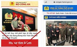 Tin tặc gắn mã độc vào trang web giả mạo Cổng thông tin của Công an Hà Nội
