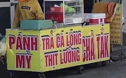 Xe bán đồ ăn ghi biển teencode khiến dân mạng cười nắc nẻ, người tinh ý sẽ nhận ra chiêu cao tay của chủ quán