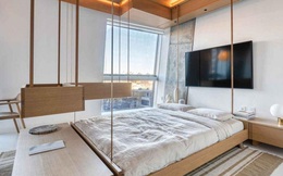 Người Mỹ có giải pháp treo nội thất lên trần nhà cho căn hộ nhỏ, giá thuê 60 triệu/tháng