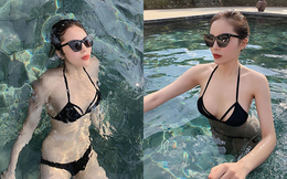 Hoa hậu Kỳ Duyên diện bikini khoe thân hình nóng bỏng hậu giảm cân