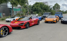 Dân chơi Sài Gòn mở ''đại chiến'' siêu xe trăm tỷ: Ferrari SF90 Stradale chấp hết 6 chiếc McLaren và bộ đôi Mercedes-AMG G 63