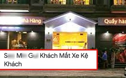 Khách hàng liên tục mất xe SH khi đến ăn ở 1 nhà hàng tại Hà Nội: Dân mạng đổi luôn tên