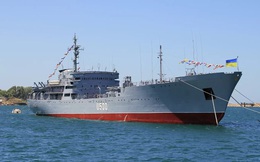 Tàu chiến Ukraine tiếp cận biên giới Nga gần eo biển Kerch