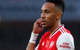 Aubameyang bị tước băng đội trưởng Arsenal