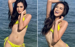 Hoa hậu Đỗ Thị Hà tung ảnh bikini, khoe đường cong nóng bỏng