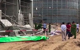 4 công nhân dựng nhà xưởng rơi xuống đất, một người tử vong