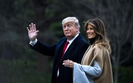 Vợ chồng ông Trump lần đầu xuất hiện cùng nhau sau khi rời Nhà Trắng