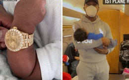 Chơi lớn như Floyd Mayweather: Tặng cháu ngoại 5 tuần tuổi đồng hồ kim cương trị giá tiền tỷ