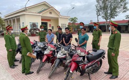 Bắt giữ hai nhóm đối tượng chuyên trộm cắp xe máy liên tỉnh