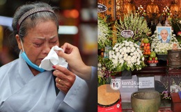 Lễ tưởng niệm 'phù thủy' trang điểm Minh Lộc: Mẹ ruột bật khóc nức nở bên HH Phương Lê, di ảnh gây xót xa
