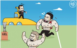 Biếm họa 24h: HLV Unai Emery thách thức MU và Arsenal