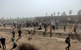 Gần 100 người bị thương do tai nạn lật tàu hỏa tại Ai Cập
