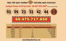 Một vé Vietlott trúng thưởng gần 50 tỉ đồng trước kỳ nghỉ lễ