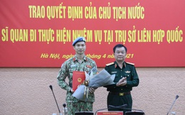 Chủ tịch nước cử sĩ quan Việt Nam thứ ba tới trụ sở Liên hợp quốc