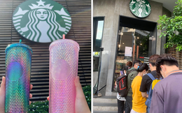 HOT: 7h sáng đăng thông báo bán cốc mới, Starbucks khiến dân tình nháo nhào chạy ra 'săn' cho bằng được, giá bán lại bị 'hét' gấp đôi?