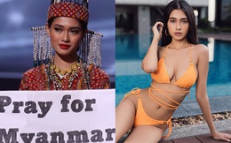 Nhan sắc của Hoa hậu Myanmar gây chú ý vì "cầu cứu" trên sân khấu Hoa hậu Hoàn vũ Thế giới?