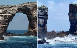 Vòm đá nổi tiếng Darwin's Arch bất ngờ sụp đổ xuống biển, nguyên nhân không phải do con người