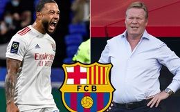 Depay chỉ đến Barcelona nếu Ronald Koeman ở lại