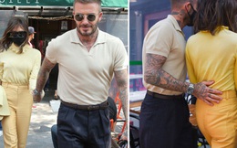 David Beckham kè kè bên bà xã khi cả hai cùng tới Mỹ, gây ấn tượng bằng loạt hành động cực ga lăng