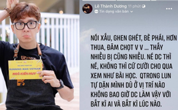Ngô Kiến Huy bỗng đăng status 'đá xéo' ai đó ghen ghét, bè phái giữa lúc dàn sao Running Man Việt mùa 2 gây tranh cãi?