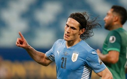 Cavani đưa Uruguay vào tứ kết Copa America 2021