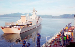 Bên đội tàu hộ vệ tên lửa Gepard hiện đại nhất của Hải quân Việt Nam dự Army Games 2021