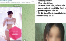 Tràn lan hoạt động 'Sugar Daddy' 'núp bóng' hội nhóm trên Telegram