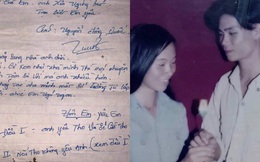 Con gái khoe ảnh bố 20 năm trước, điển trai lãng tử cùng lá thư tay tán gái khiến thanh niên ngày nay phải "chạy dài theo học"
