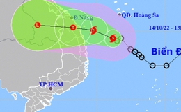 Áp thấp nhiệt đới mạnh lên thành bão số 5, hướng vào Đà Nẵng - Quảng Ngãi