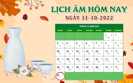 Xem lịch âm hôm nay thứ Hai ngày 31/10