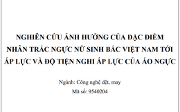 Luận án tiến sĩ nghiên cứu áo ngực có nội dung thế nào?