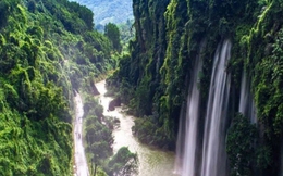 ‘Tiên cảnh’ dưới chân thác Mưa Rơi hớp hồn du khách khi đến Thái Nguyên