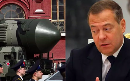 Ông Medvedev: 'Nga sẽ bị xé thành từng mảnh nếu không có vũ khí hạt nhân'