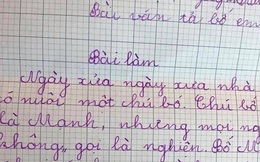 Bài văn tả ông bố xấu tính làm dân mạng cười ngất: Nhà ai mất cái gì cũng sang hỏi bố em