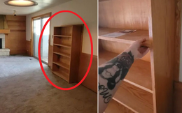 Dọn vào nhà mới, cặp đôi sợ đến hoảng loạn khi thấy bí mật sau giá sách