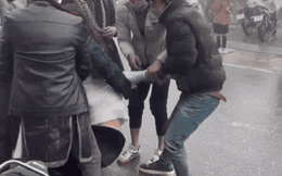 Nhóm người kéo lê một cô gái trên đường ở Sapa, đoạn clip 6 phút gây chú ý