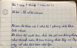 Bài văn tiểu học ‘bóc phốt’ bố không thương tiếc, ông bố không biết giấu mặt vào đâu!