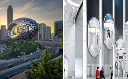Dubai xây Bảo tàng có hình dáng kỳ lạ nhất thế giới, bên trong như phim viễn tưởng