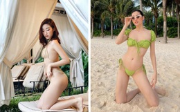 Hoa hậu Đỗ Mỹ Linh đọ bikini với Lương Thùy Linh: Ai nóng bỏng hơn?
