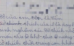 Bài văn nói xấu giáo viên "hết chỗ khen", sở thích dị: Cô giáo phê 1 câu ai cũng khen khéo