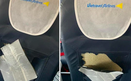 Vietrvel Airlines phản hồi vụ ghế máy bay bị rách: Do tác động của ngoại lực