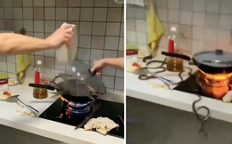 Bố trổ tài nấu ăn cho mẹ, nào ngờ gây ra thảm hoạ “tởn tới già”: Thôi được cái tấm lòng!