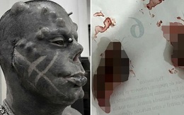 Người đàn ông biến đổi cơ thể giống "quỷ Satan" cắt luôn tai khi gỡ lệnh đeo khẩu trang