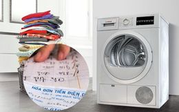 Tin được không: Tiền điện máy sấy quần áo mỗi lần dùng chỉ chưa bằng giá gói bim bim