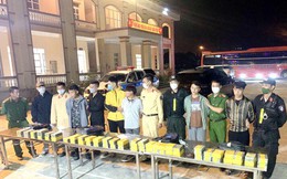Bắt 4 đối tượng vận chuyển 115 bánh heroin từ Lào về Việt Nam